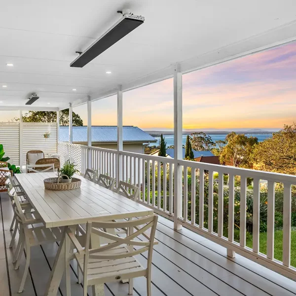 view of jeris bay from bethany beach house balcony